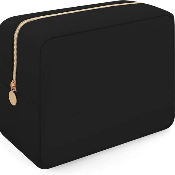 Makeup Bag Travel Bag Pouch for Purse, Cute Preppy Makeup Bag Cosmetic Zipper Po - Picture 1 of 6